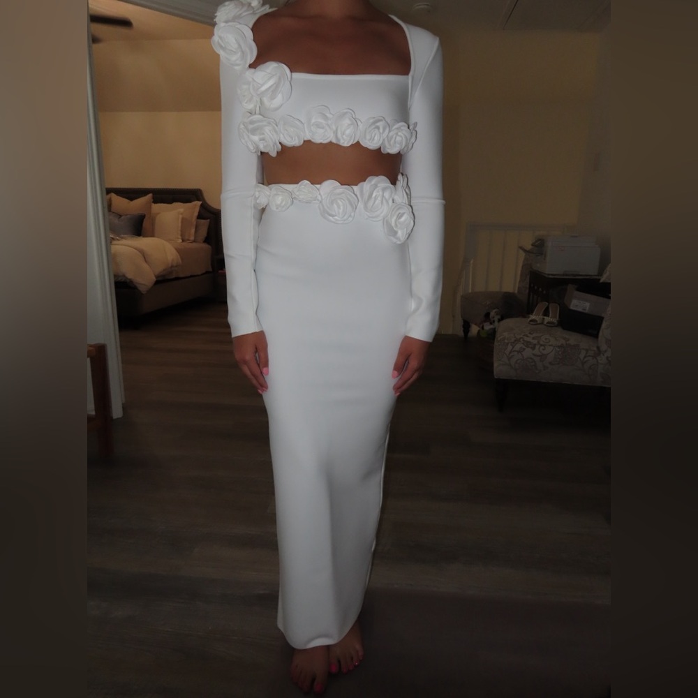 Mew Mews Rufus Flower Bandage Skirt and Top